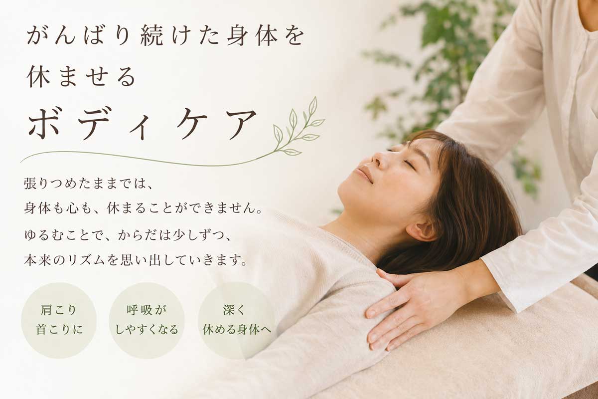 ボディケアの詳細